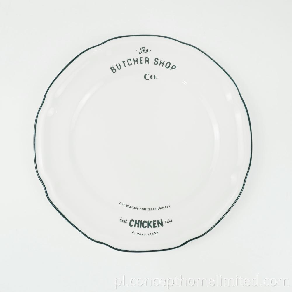 Embossed Porcelain Dinner Set With Decal Ch22067 01 3